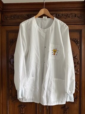 Looney Tunes Lovables Tweety Bird Scrub Jacket Size M Vintage